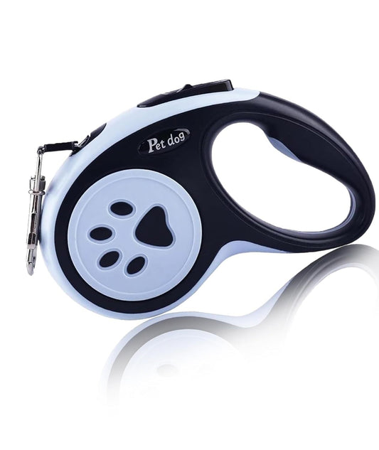 Retractable Dog Leash with Anti-Slip Handle | One-Button Lock &